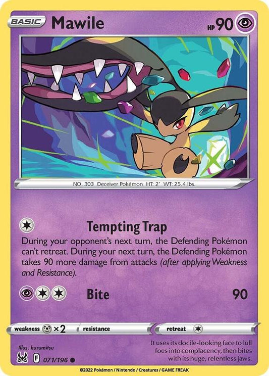 Mawile - Reverse Holofoil 071/196 Lost Origin | Common Pokemon TCG PokePursuitTCG