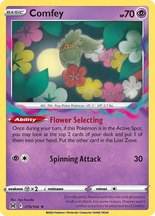 Comfey - Reverse Holofoil 079/196 Lost Origin | Rare Pokemon TCG PokePursuitTCG