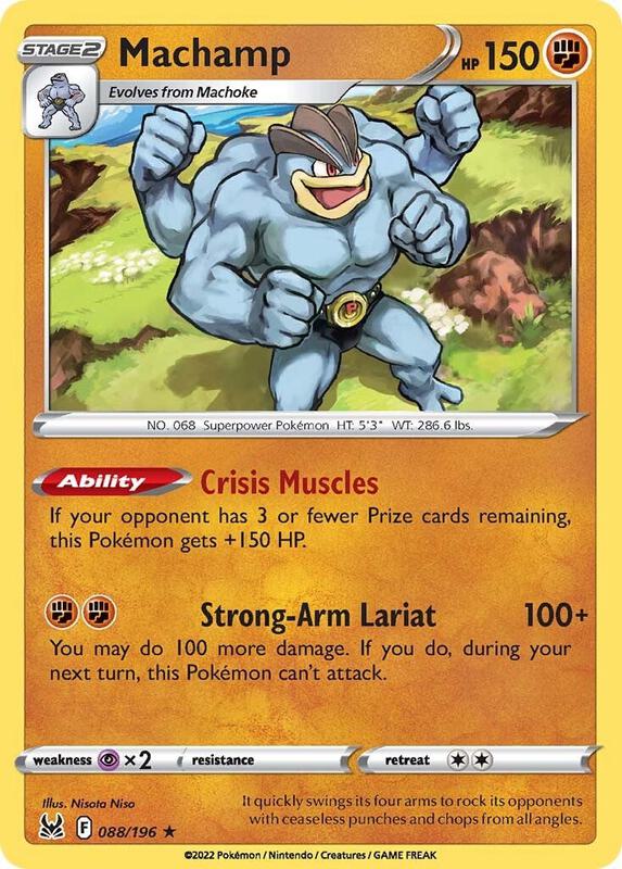 Machamp - Reverse Holofoil 088/196 Lost Origin | Rare Pokemon TCG PokePursuitTCG