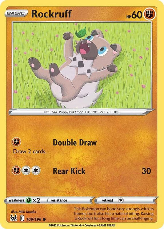 Rockruff - Normal 109/196 Lost Origin | Common Pokemon TCG PokePursuitTCG