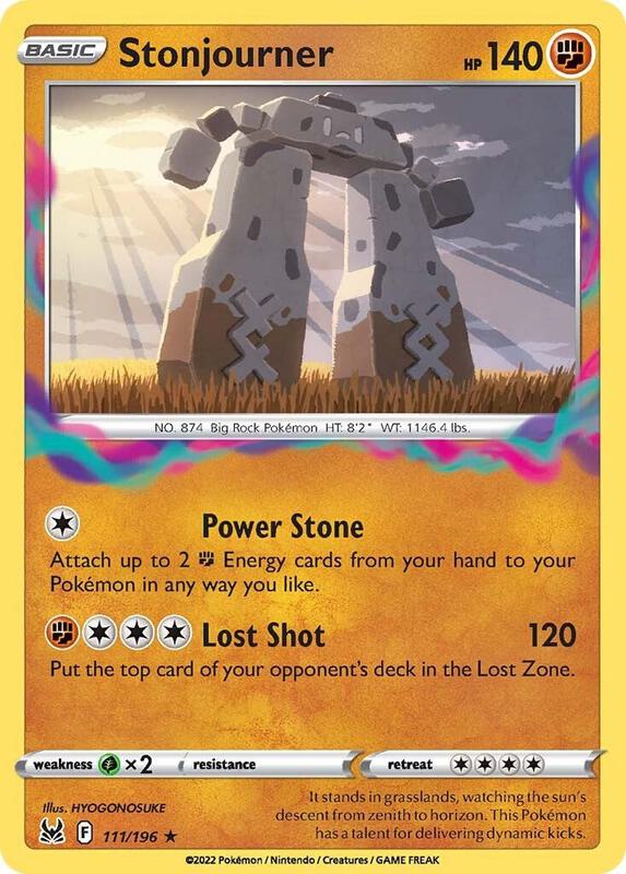 Stonjourner - Reverse Holofoil 111/196 Lost Origin | Rare Pokemon TCG PokePursuitTCG