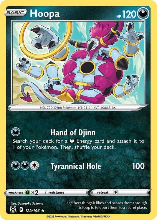Hoopa - Normal 122/196 Lost Origin | Rare Pokemon TCG PokePursuitTCG