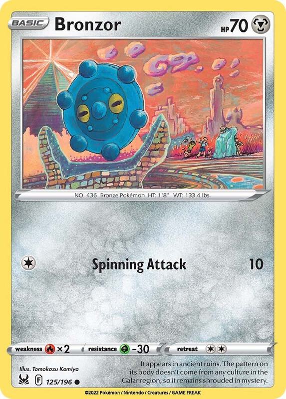Bronzor - Normal 125/196 Lost Origin | Common Pokemon TCG PokePursuitTCG