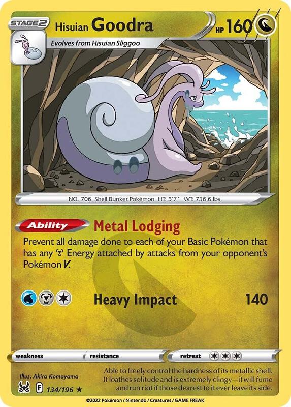 Hisuian Goodra - Holofoil 134/196 Lost Origin | Rare Pokemon TCG PokePursuitTCG