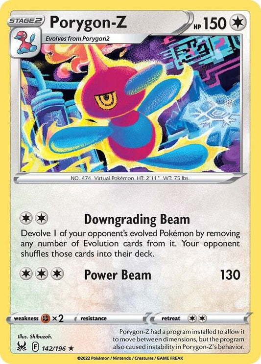 Porygon-Z - Reverse Holofoil 142/196 Lost Origin | Rare Pokemon TCG PokePursuitTCG