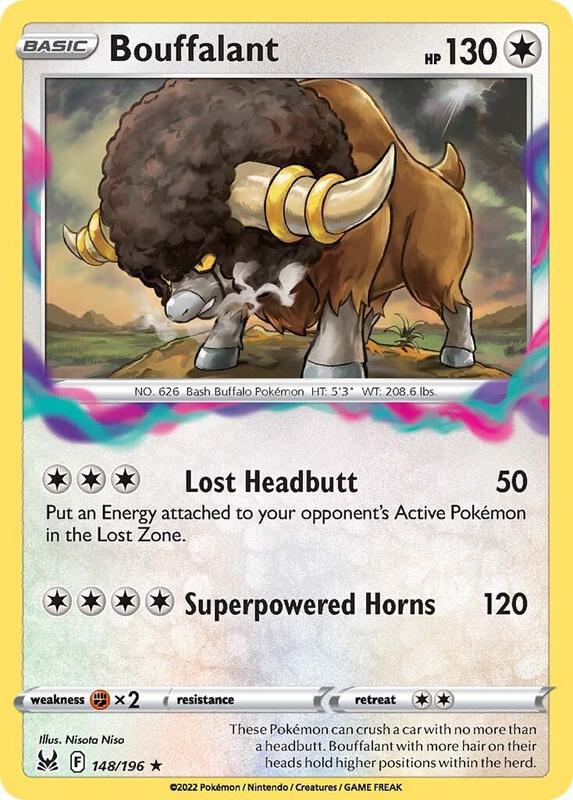 Bouffalant - Normal 148/196 Lost Origin | Rare Pokemon TCG PokePursuitTCG
