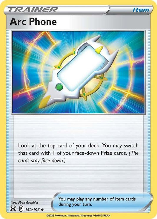 Arc Phone - Normal 152/196 Lost Origin | Uncommon Trainer TCG PokePursuitTCG