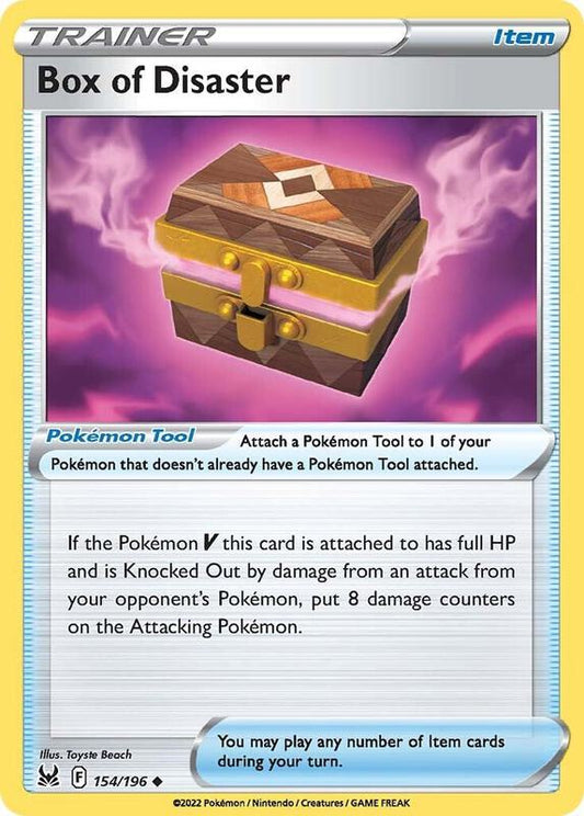 Box of Disaster - Reverse Holofoil 154/196 Lost Origin | Uncommon Trainer TCG PokePursuitTCG