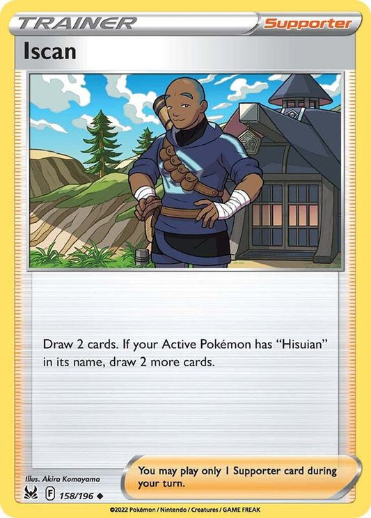 Iscan - Reverse Holofoil 158/196 Lost Origin | Uncommon Trainer TCG PokePursuitTCG