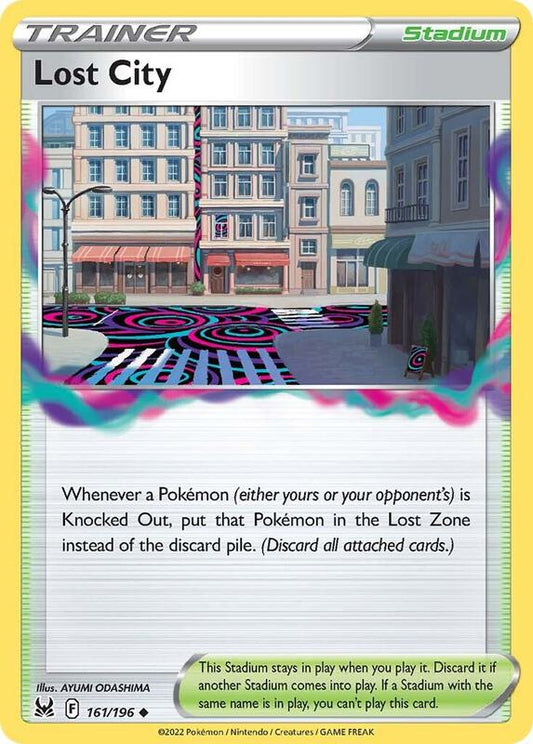 Lost City - Normal 161/196 Lost Origin | Uncommon Trainer TCG PokePursuitTCG
