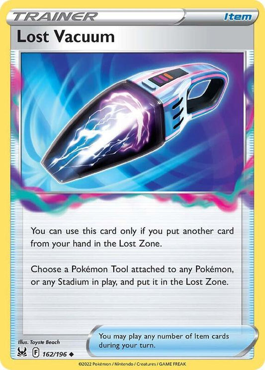 Lost Vacuum - Reverse Holofoil 162/196 Lost Origin | Uncommon Trainer TCG PokePursuitTCG