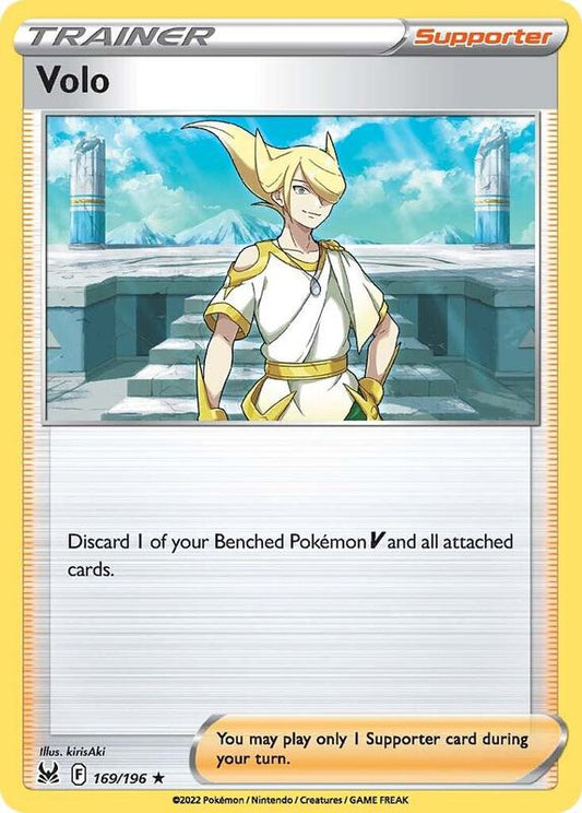 Volo - Reverse Holofoil 169/196 Lost Origin | Rare Trainer TCG PokePursuitTCG