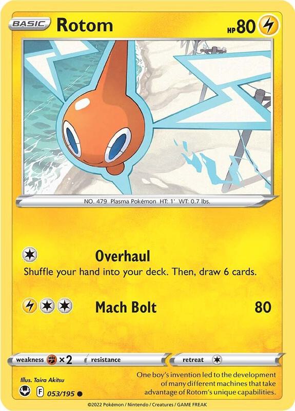 Rotom - Normal 053/195 Silver Tempest | Common Pokemon Card