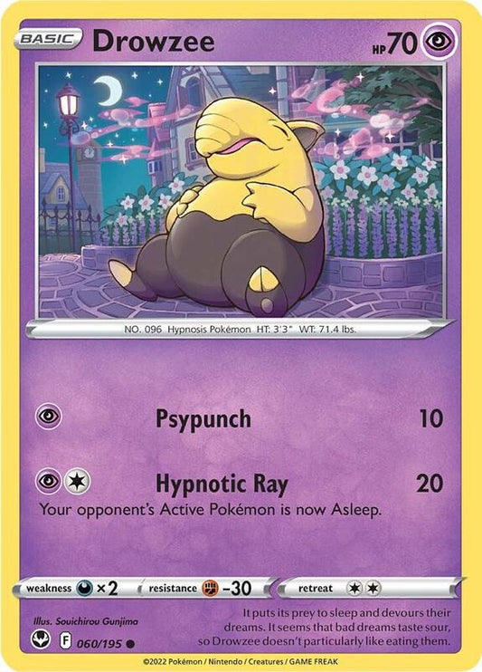 Drowzee - Normal 060/195 Silver Tempest | Common Pokemon Card