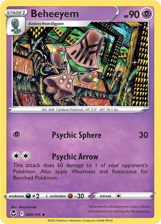 Beheeyem - Normal 080/195 Silver Tempest | Uncommon Pokemon Card