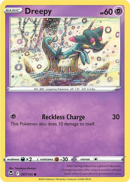 Dreepy - Normal 087/195 Silver Tempest | Common Pokemon Card
