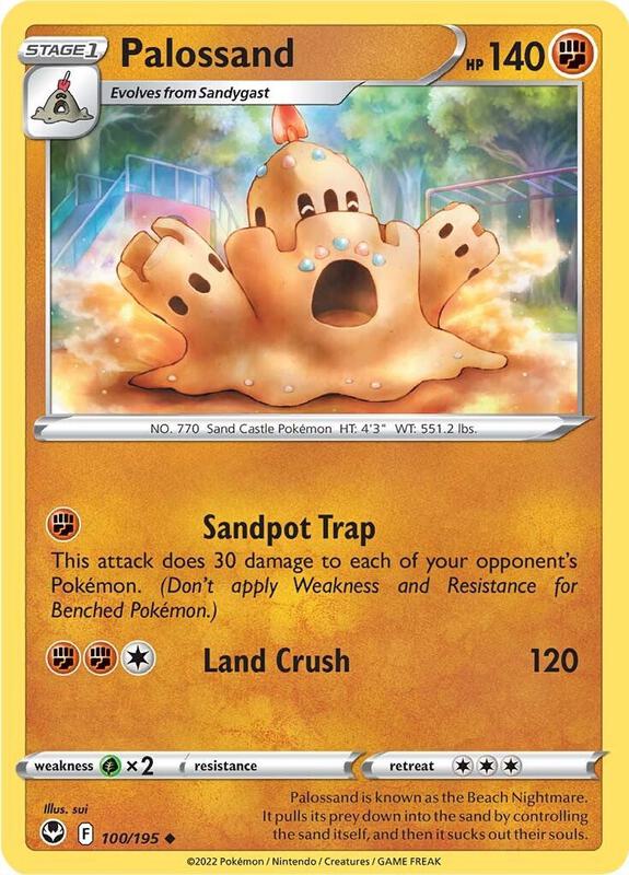 Palossand - Normal 100/195 Silver Tempest | Uncommon Pokemon Card