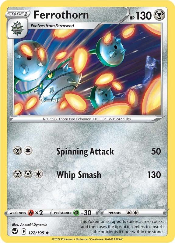 Ferrothorn - Normal 122/195 Silver Tempest | Uncommon Pokemon Card