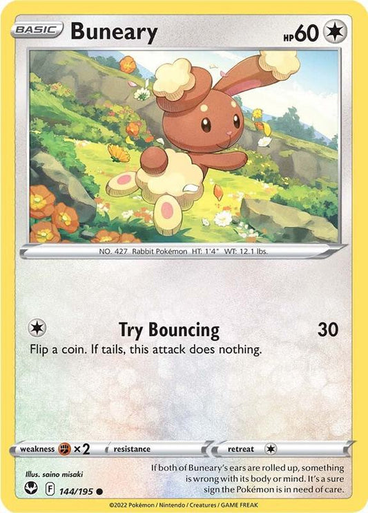 Buneary - Normal 144/195 Silver Tempest | Common Pokemon Card