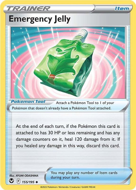 Emergency Jelly - Normal 155/195 Silver Tempest | Uncommon Trainer Card