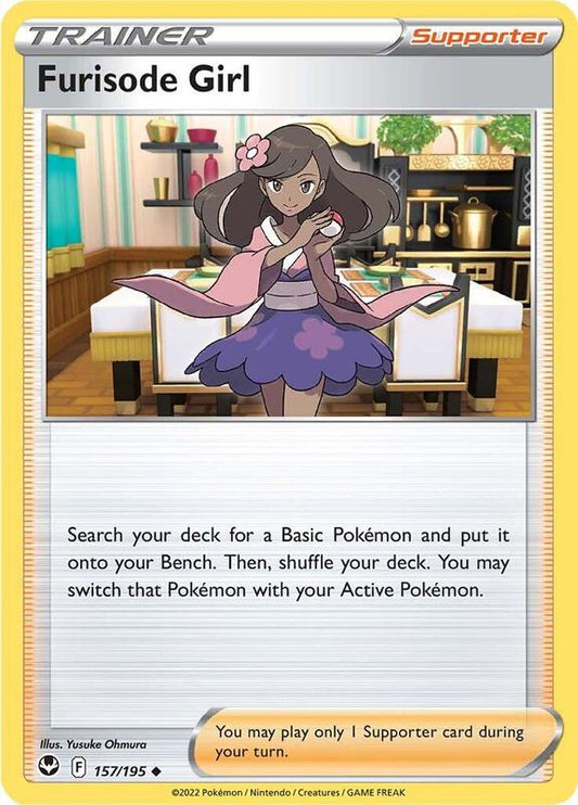 Furisode Girl - Normal 157/195 Silver Tempest | Uncommon Trainer Card