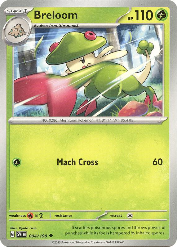 Breloom - Normal 004/198 Scarlet & Violet | Uncommon Pokemon Card