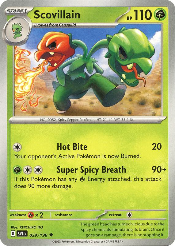 Scovillain - 029/198 - Normal 029/198 Scarlet & Violet | Uncommon Pokemon Card