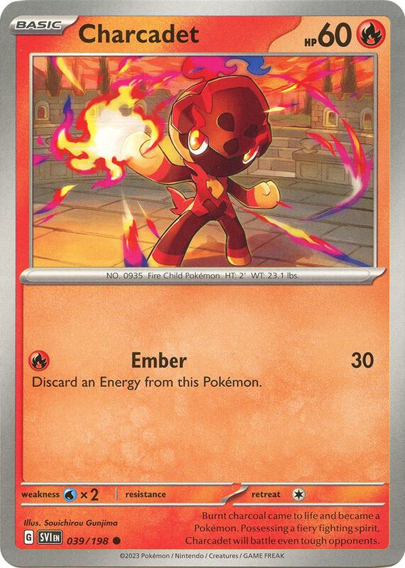 Charcadet - 039/198 - Normal 039/198 Scarlet & Violet | Common Pokemon Card