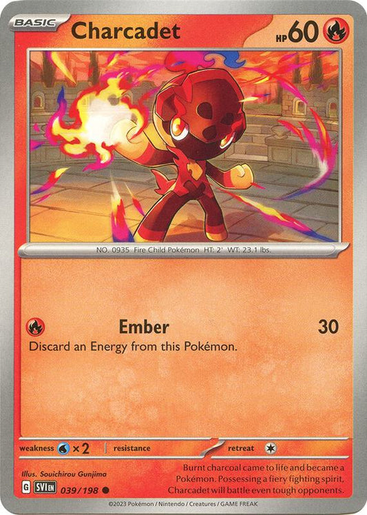 Charcadet - 039/198 - Normal 039/198 Scarlet & Violet | Common Pokemon Card