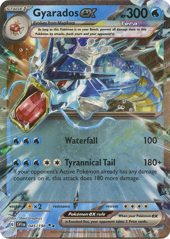 Gyarados ex - 045/198 - Holofoil 045/198 Scarlet & Violet | Double Rare Pokemon Card