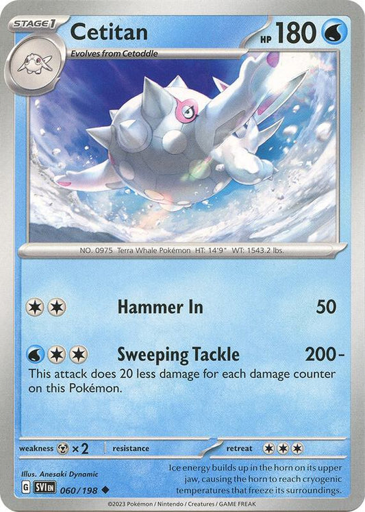 Cetitan - Reverse Holofoil 060/198 Scarlet & Violet | Uncommon Pokemon Card