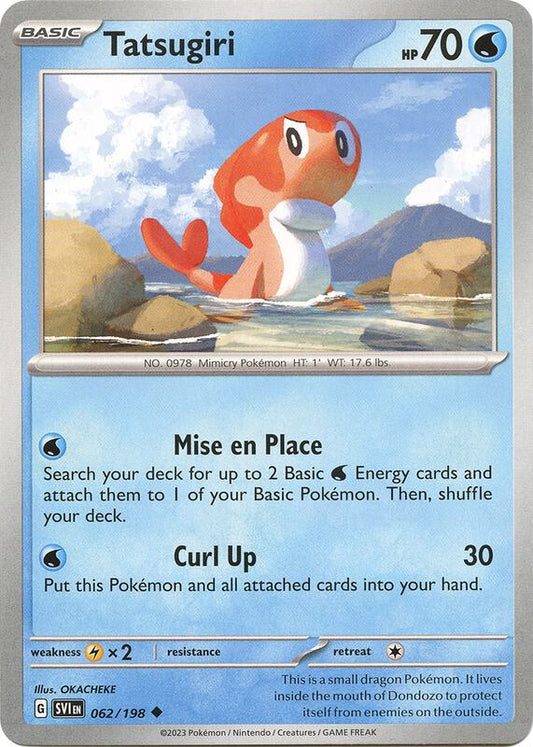 Tatsugiri - Reverse Holofoil 062/198 Scarlet & Violet | Uncommon Pokemon Card