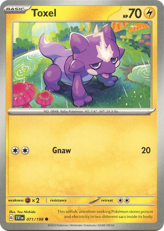 Toxel - Reverse Holofoil 071/198 Scarlet & Violet | Common Pokemon Card