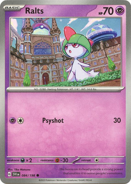 Ralts - 084/198 - Normal 084/198 Scarlet & Violet | Common Pokemon Card