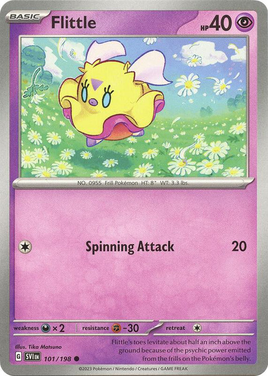 Flittle - 101/198 - Reverse Holofoil 101/198 Scarlet & Violet | Common Pokemon Card