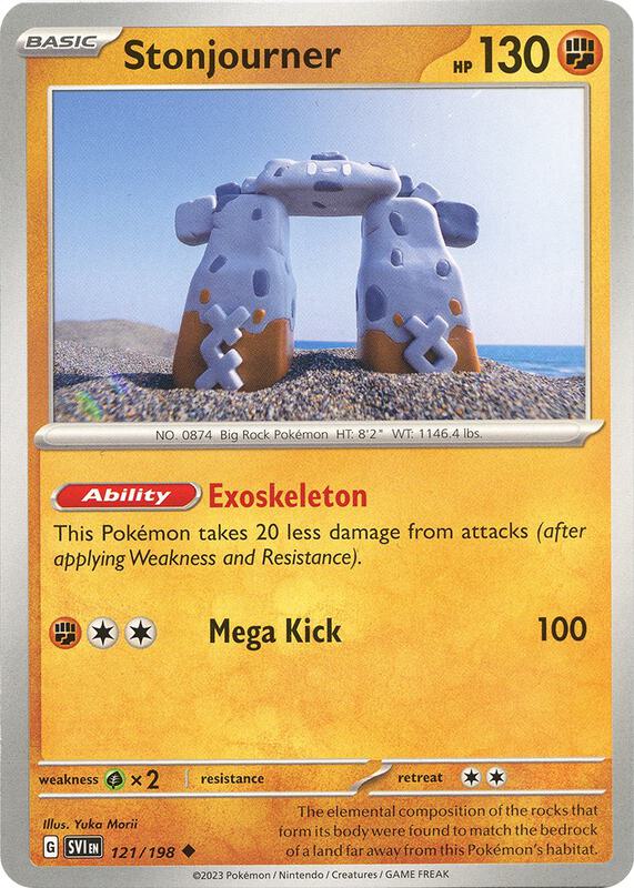 Stonjourner - Normal 121/198 Scarlet & Violet | Uncommon Pokemon Card