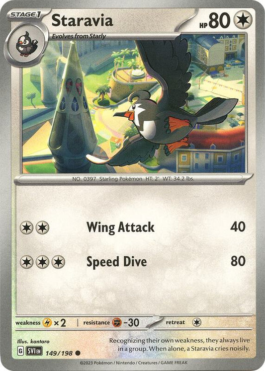 Staravia - Normal 149/198 Scarlet & Violet | Common Pokemon Card