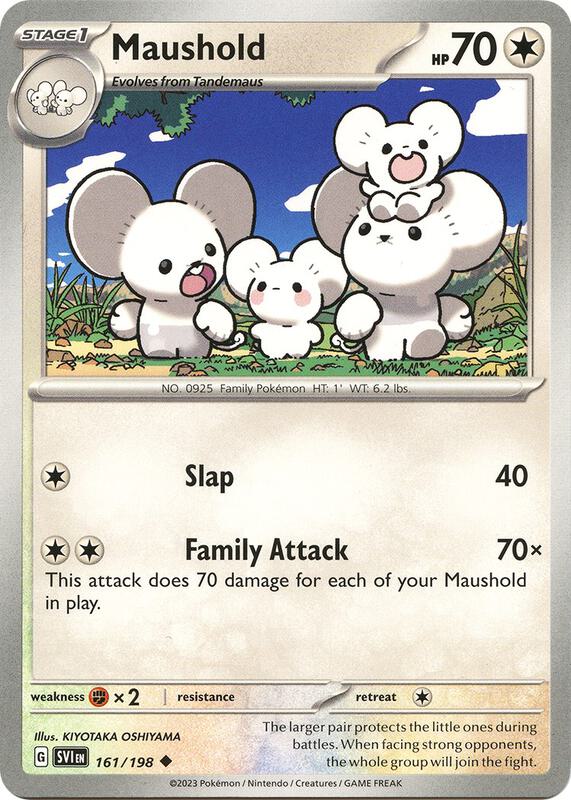 Maushold - Normal 161/198 Scarlet & Violet | Uncommon Pokemon Card