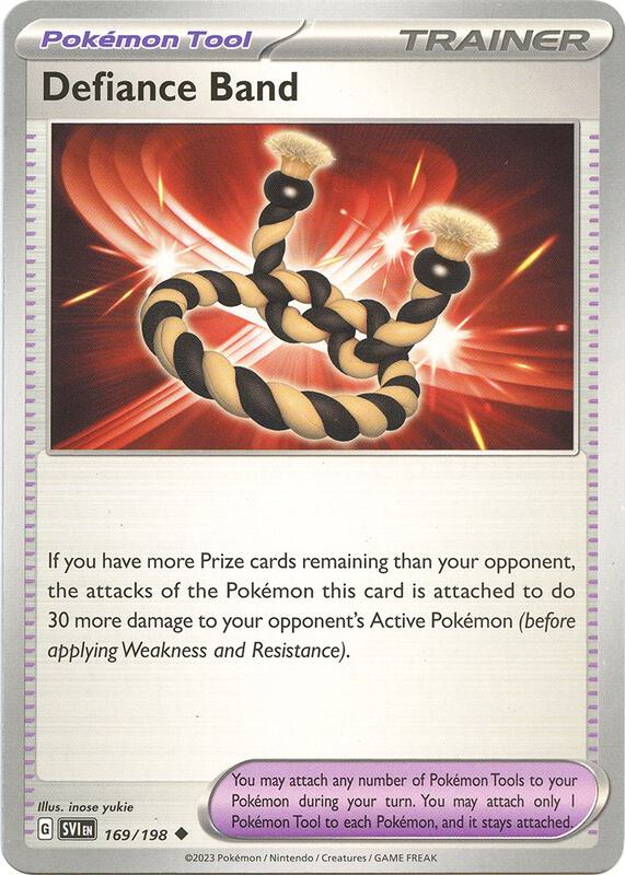 Defiance Band - Normal 169/198 Scarlet & Violet | Uncommon Trainer Card