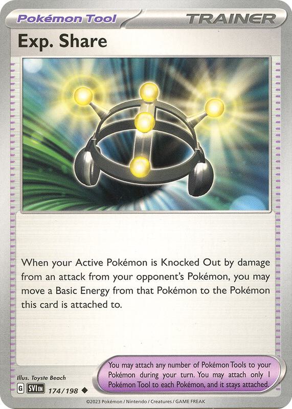 Exp. Share - Normal 174/198 Scarlet & Violet | Uncommon Trainer Card