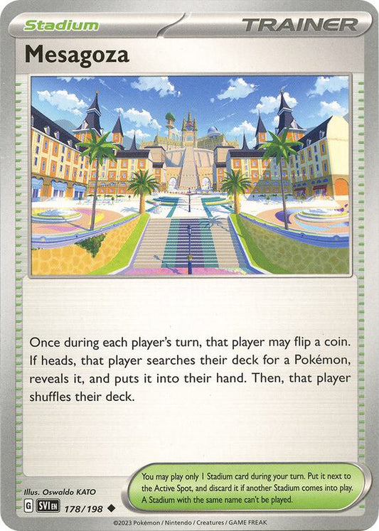 Mesagoza - 178/198 - Normal 178/198 Scarlet & Violet | Uncommon Trainer Card