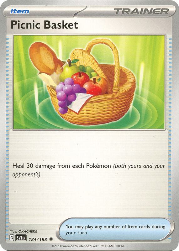 Picnic Basket - Reverse Holofoil 184/198 Scarlet & Violet | Uncommon Trainer Card