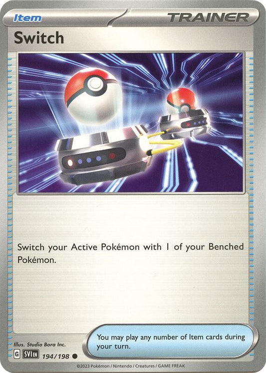 Switch - Normal 194/198 Scarlet & Violet | Common Trainer Card