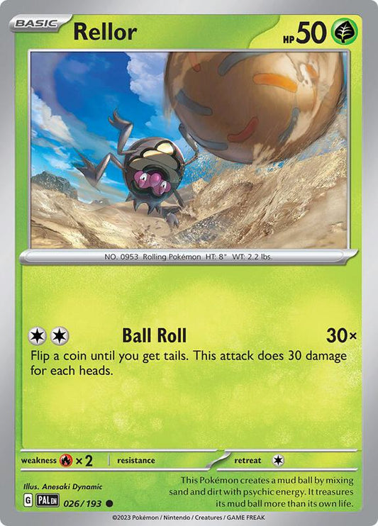 Rellor - 026/193 - Normal 026/193 Paldea Evolved | Common Pokemon Card