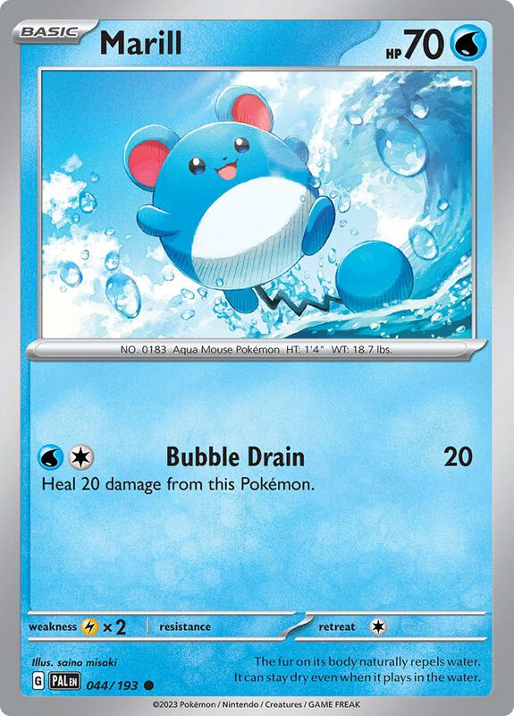 Marill - 044/193 - Normal 044/193 Paldea Evolved | Common Pokemon Card