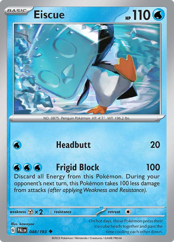 Eiscue - 048/193 - Reverse Holofoil 048/193 Paldea Evolved | Uncommon Pokemon Card