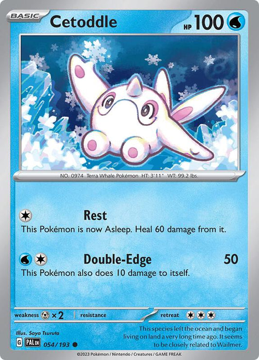 Cetoddle - 054/193 - Reverse Holofoil 054/193 Paldea Evolved | Common Pokemon Card