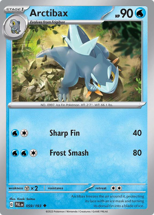 Arctibax - 059/193 - Reverse Holofoil 059/193 Paldea Evolved | Uncommon Pokemon Card