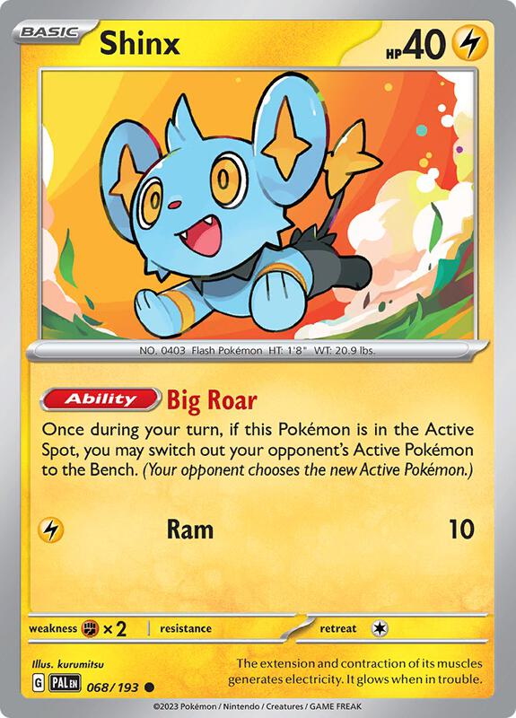 Shinx - 068/193 - Reverse Holofoil 068/193 Paldea Evolved | Common Pokemon Card