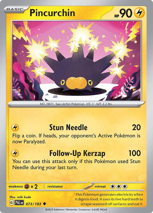 Pincurchin - 073/193 - Reverse Holofoil 073/193 Paldea Evolved | Uncommon Pokemon Card